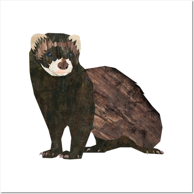 Ferret Wall Art by Babban Gaelg